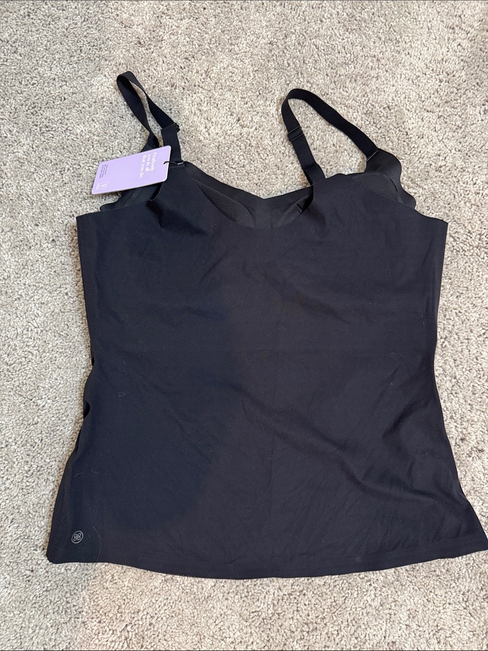 NWT Honeylove LiftWear Tank in Black Size 1X - Picture 3 of 3